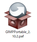 GIMPポータブル版の導入手順3