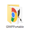 GIMPポータブル版をUSBに保存