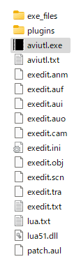 AviUtl タイムラインを表示させる