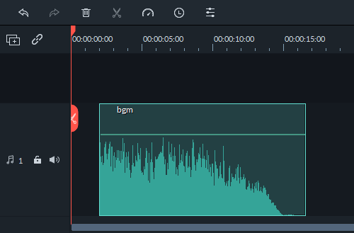 filmora9 音声を追加する