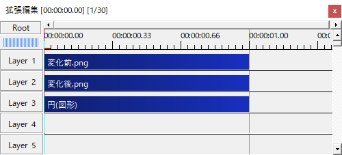 AviUtl 簡易モーフィング 使い方