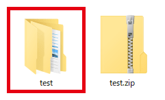 zipファイルの展開手順