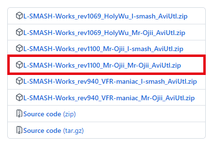AviUtl L-SMASH Works ダウンロード