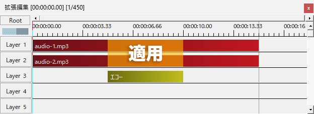 AviUtl エコー 使い方