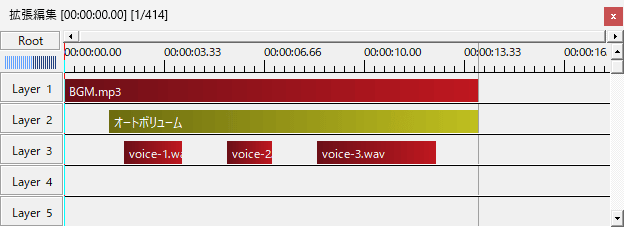 AviUtl オートボリューム 使い方 注意点