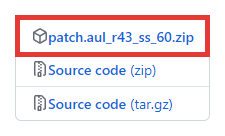 バグ修正「patch.aul」をダウンロード