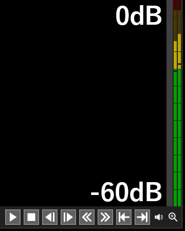 AviUtl2 音量レベルメーターの見かた